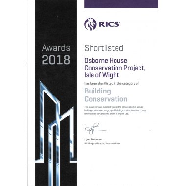 RICS Awards (2018) - Shortlisted