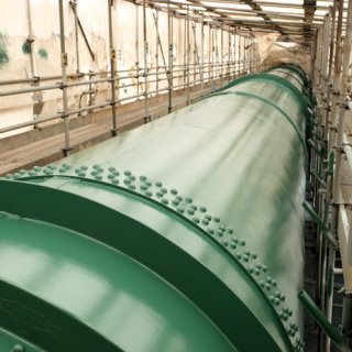Nuclear power coolant pipeline